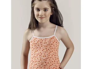 Güryıldız İp Askılı Desenli Kız Çocuk Atlet