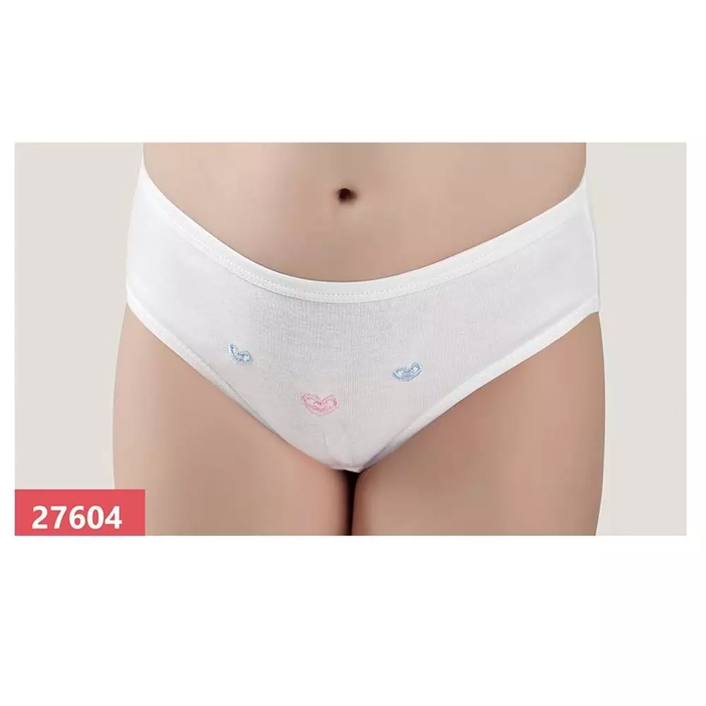 Güryildiz 27604 Kız Penye Ribana İşlemeli Kilot Silp