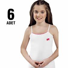 Güryıldız 27309 Ribana Geniş Askılı Ponponlu Kız Çocuk Atlet